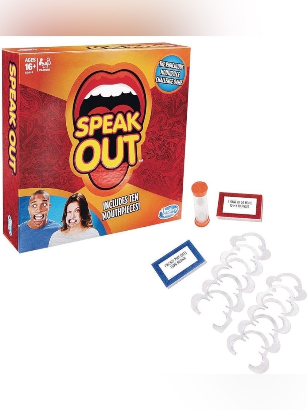 New Manufacturer Sealed Hasbro Funny Speak Out Party Board Game
